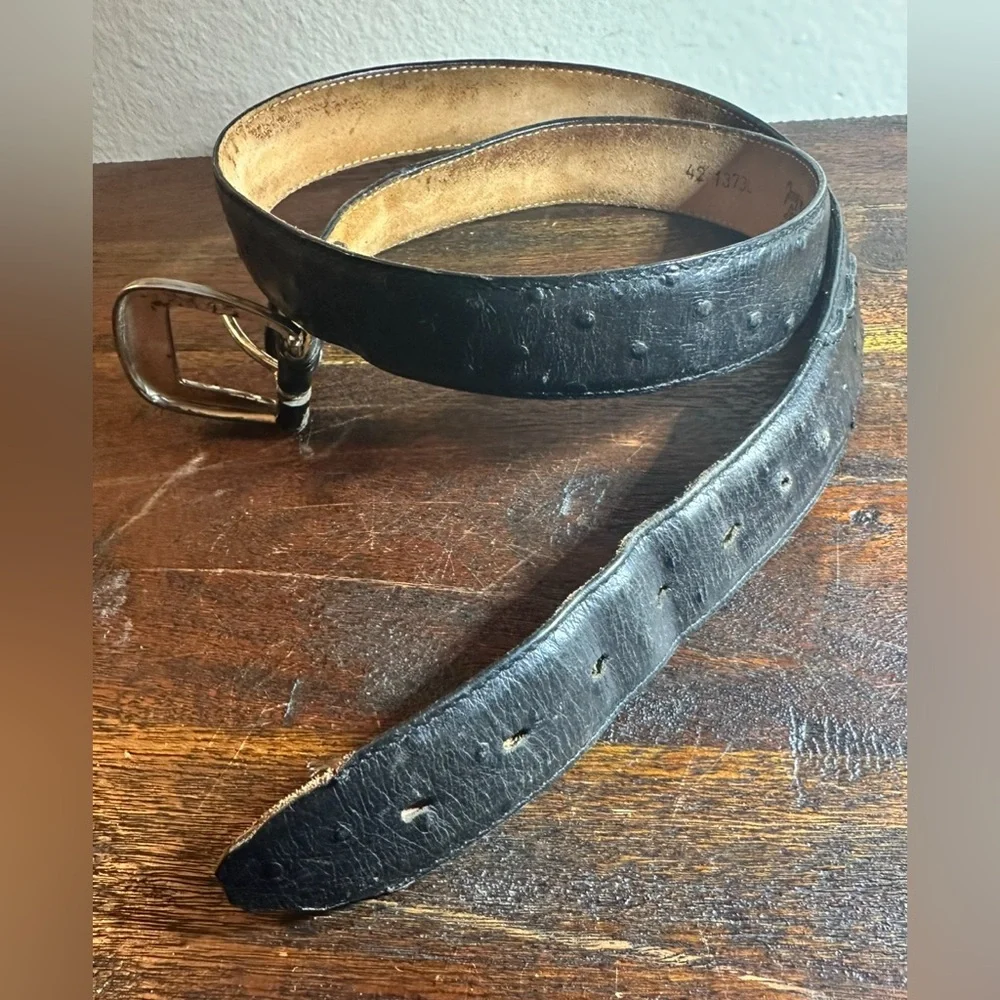 Tony Lama vintage western belt‎ black size 42